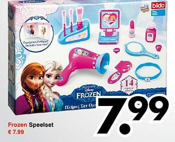 Aanbiedingen Frozen speelset - Disney  Frozen - Geldig van 31/10/2016 tot 12/11/2016 bij Wibra