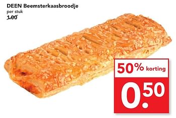 Aanbiedingen Deen beemsterkaasbroodje - Huismerk deen supermarkt - Geldig van 06/11/2016 tot 12/11/2016 bij Deen Supermarkten