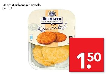 Aanbiedingen Beemster kaasschnitzels - Beemster - Geldig van 06/11/2016 tot 12/11/2016 bij Deen Supermarkten