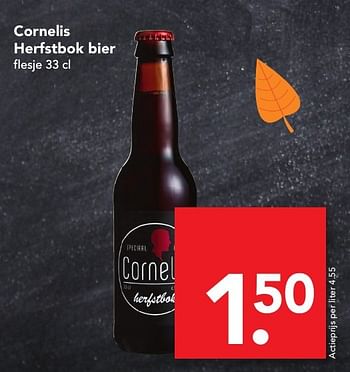 Aanbiedingen Cornelis herfstbok bier - Jopen - Geldig van 06/11/2016 tot 12/11/2016 bij Deen Supermarkten