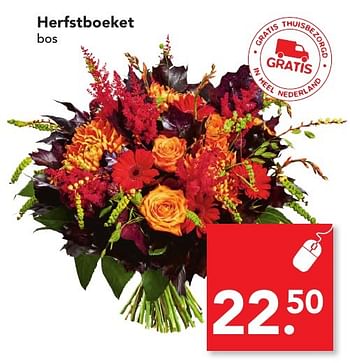 Aanbiedingen Herfstboeket - Huismerk deen supermarkt - Geldig van 06/11/2016 tot 12/11/2016 bij Deen Supermarkten