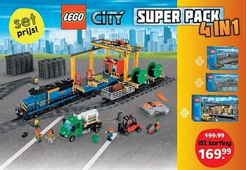 Aanbiedingen Super pack - Lego - Geldig van 05/11/2016 tot 13/11/2016 bij Intertoys