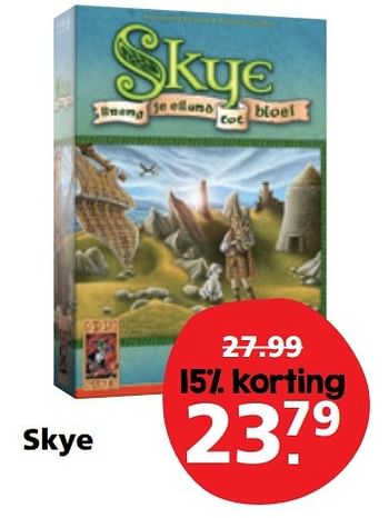 Aanbiedingen Skye - 999games - Geldig van 05/11/2016 tot 13/11/2016 bij Intertoys