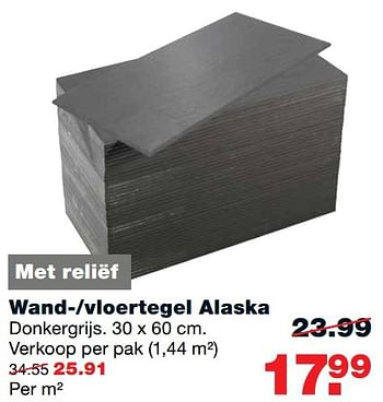 Aanbiedingen Wand--vloertegel alaska - Huismerk - Praxis - Geldig van 06/11/2016 tot 13/11/2016 bij Praxis