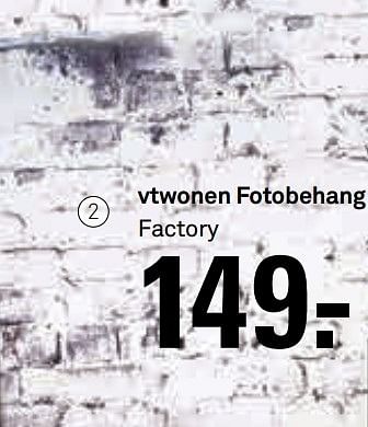 Aanbiedingen Vtwonen fotobehang factory - vtwonen - Geldig van 06/11/2016 tot 13/11/2016 bij Karwei