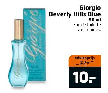 Aanbiedingen Giorgio beverly hills blue - Giorgio Beverly Hills - Geldig van 08/11/2016 tot 13/11/2016 bij Trekpleister