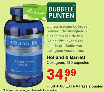 Aanbiedingen Holland + barrett collageen - Huismerk - Essenza - Geldig van 23/10/2016 tot 13/11/2016 bij Holland & Barrett