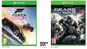 Aanbiedingen Forza horizon3 - Microsoft Game Studios - Geldig van 29/10/2016 tot 13/11/2016 bij Bart Smit