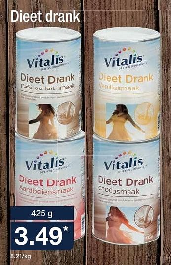 Aanbiedingen Dieet drank - Vitalis - Geldig van 09/11/2016 tot 15/11/2016 bij Aldi