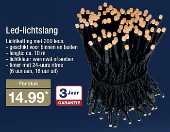 Aanbiedingen Led-lichtketting - Huismerk - Aldi - Geldig van 09/11/2016 tot 15/11/2016 bij Aldi