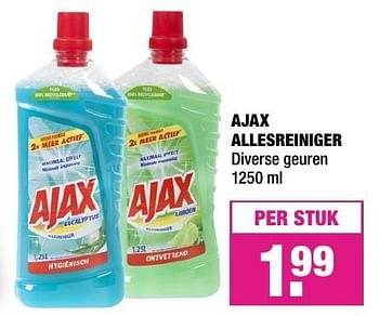 Aanbiedingen Ajax allesreiniger - Ajax - Geldig van 07/11/2016 tot 20/11/2016 bij Big Bazar