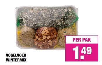 Aanbiedingen Vogelvoer wintermix - Huismerk - Big Bazar - Geldig van 07/11/2016 tot 20/11/2016 bij Big Bazar