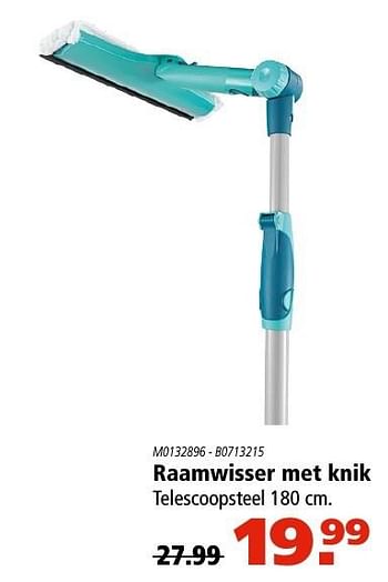 Aanbiedingen Raamwisser met knik - Leifheit - Geldig van 03/11/2016 tot 16/11/2016 bij Marskramer