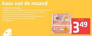 Aanbiedingen L`exquis herve remoudou - L'Exquis Herve - Geldig van 10/11/2016 tot 16/11/2016 bij Attent