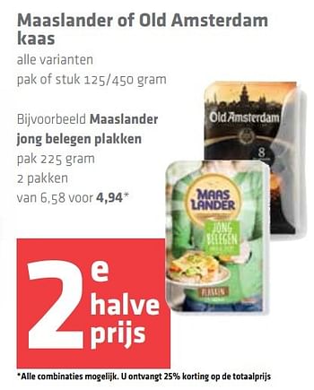 Aanbiedingen Maaslander jong belegen plakken - Maaslander - Geldig van 10/11/2016 tot 16/11/2016 bij Spar
