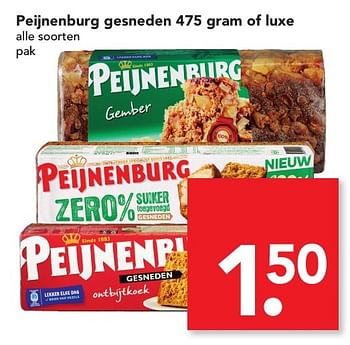 Aanbiedingen Peijnenburg gesneden of luxe - Peijnenburg - Geldig van 13/11/2016 tot 19/11/2016 bij Deen Supermarkten