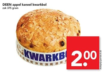 Aanbiedingen Deen appel kaneel kwarkbol - Huismerk deen supermarkt - Geldig van 13/11/2016 tot 19/11/2016 bij Deen Supermarkten