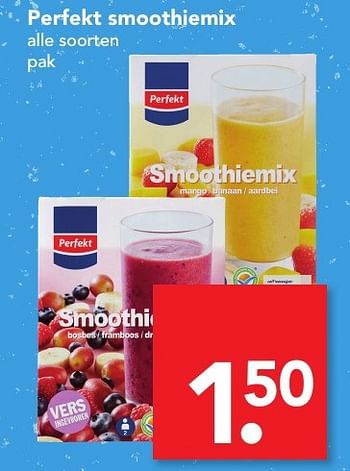 Aanbiedingen Perfekt smoothiemix - Perfekt - Geldig van 13/11/2016 tot 19/11/2016 bij Deen Supermarkten
