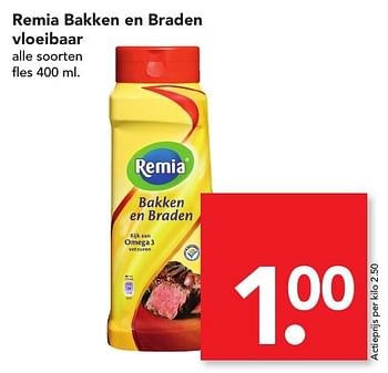 Aanbiedingen Remia bakken en braden vloeibaar - Remia - Geldig van 13/11/2016 tot 19/11/2016 bij Deen Supermarkten