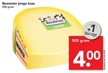 Aanbiedingen Beemster jonge kaas - Beemster - Geldig van 13/11/2016 tot 19/11/2016 bij Deen Supermarkten