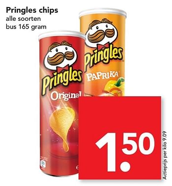 Aanbiedingen Pringles chips - Pringles - Geldig van 13/11/2016 tot 19/11/2016 bij Deen Supermarkten