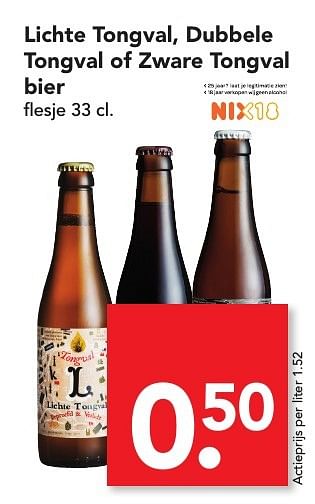Aanbiedingen Lichte tongval, dubbele tongval of zware tongval bier - Tongval - Geldig van 13/11/2016 tot 12/11/2016 bij Deen Supermarkten