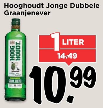 Aanbiedingen Hooghoudt jonge dubbele graanjenever - Hooghoudt - Geldig van 13/11/2016 tot 19/11/2016 bij Vomar