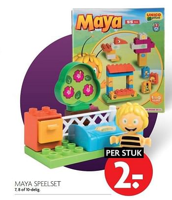 Aanbiedingen Maya speelset - Maya - Geldig van 13/11/2016 tot 19/11/2016 bij Deka Markt