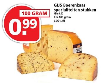 Aanbiedingen Gijs boerenkaas specialiteiten stukken - Huismerk - Plus - Geldig van 13/11/2016 tot 19/11/2016 bij Plus