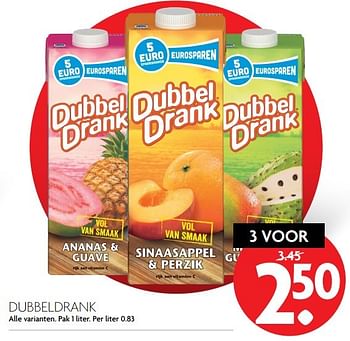 Aanbiedingen Dubbeldrank - Huismerk - Deka Markt - Geldig van 13/11/2016 tot 19/11/2016 bij Deka Markt