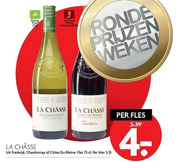 Aanbiedingen La châsse - Rode wijnen - Geldig van 13/11/2016 tot 19/11/2016 bij Deka Markt