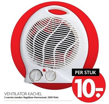 Aanbiedingen Ventilator kachel - Huismerk - Deka Markt - Geldig van 13/11/2016 tot 19/11/2016 bij Deka Markt