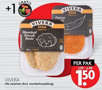 Aanbiedingen Vivera - Vivera - Geldig van 13/11/2016 tot 19/11/2016 bij Deka Markt