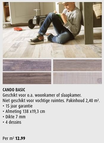 Aanbiedingen Cando basic - CanDo - Geldig van 13/11/2016 tot 27/11/2016 bij Hubo