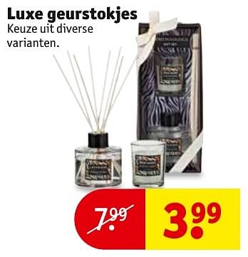 Aanbiedingen Luxe geurstokjes - Huismerk - Kruidvat - Geldig van 13/11/2016 tot 20/11/2016 bij Kruidvat