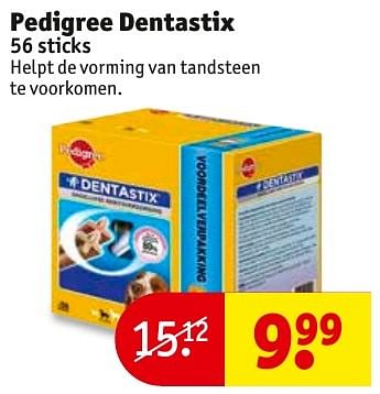 Aanbiedingen Pedigree dentastix - Pedigree - Geldig van 13/11/2016 tot 20/11/2016 bij Kruidvat