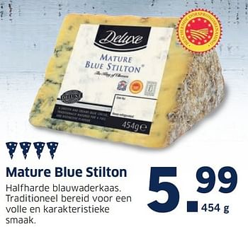 Aanbiedingen Mature blue stilton - Deluxe - Geldig van 14/11/2016 tot 20/11/2016 bij Lidl