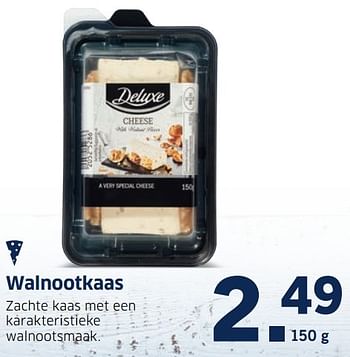 Aanbiedingen Walnootkaas - Deluxe - Geldig van 14/11/2016 tot 20/11/2016 bij Lidl
