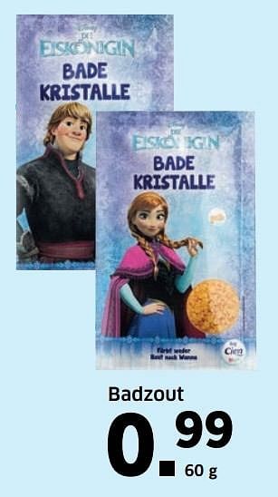 Aanbiedingen Badzout - Disney  Frozen - Geldig van 14/11/2016 tot 20/11/2016 bij Lidl