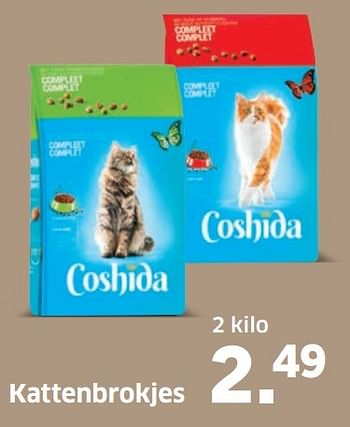 Aanbiedingen Kattenbrokjes - Coshida - Geldig van 14/11/2016 tot 20/11/2016 bij Lidl
