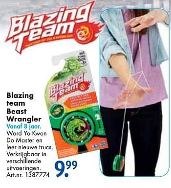 Aanbiedingen Blazing team beast wrangler - Blazing team - Geldig van 26/09/2016 tot 07/12/2016 bij Bart Smit