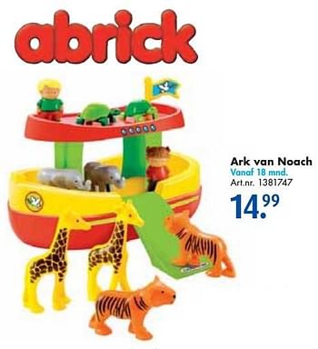 Aanbiedingen Ark van noach - Abrick - Geldig van 26/09/2016 tot 07/12/2016 bij Bart Smit