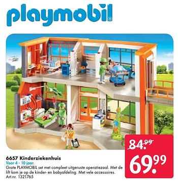 Aanbiedingen Kinderziekenhuis - Playmobil - Geldig van 26/09/2016 tot 07/12/2016 bij Bart Smit