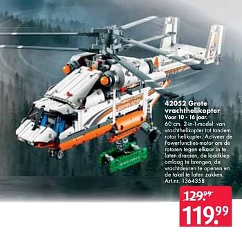 Aanbiedingen Grote vrachthelikopter - Lego - Geldig van 26/09/2016 tot 07/12/2016 bij Bart Smit
