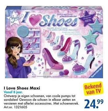 Aanbiedingen I love shoes maxi - Ravensburger - Geldig van 26/09/2016 tot 07/12/2016 bij Bart Smit