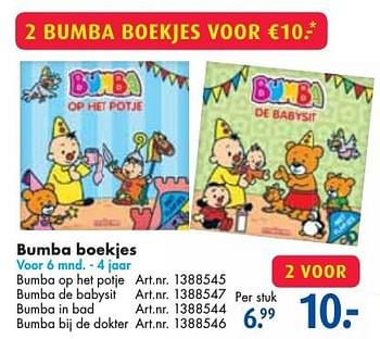 Aanbiedingen Bumba boekjes - Studio 100 - Geldig van 26/09/2016 tot 07/12/2016 bij Bart Smit