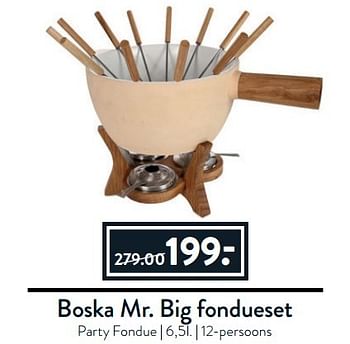 Aanbiedingen Boska mr. big fondueset - Huismerk - Cook &amp; Co - Geldig van 14/11/2016 tot 27/11/2016 bij Cook & Co