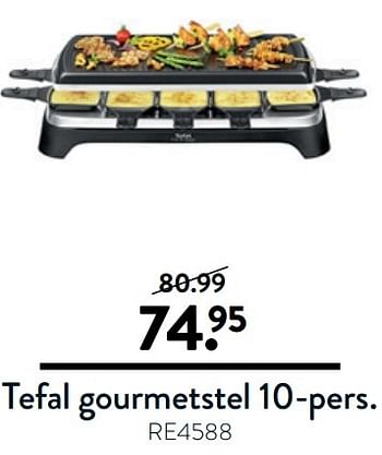 Aanbiedingen Tefal gourmetstel 10-pers. - Geldig van 14/11/2016 tot 27/11/2016 bij Cook & Co
