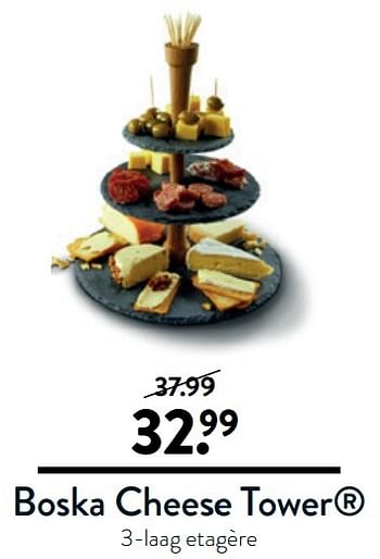 Aanbiedingen Boska cheese tower - Boska - Geldig van 14/11/2016 tot 27/11/2016 bij Cook & Co