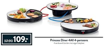 Aanbiedingen Princess diner 4all 4-persoons - Geldig van 14/11/2016 tot 27/11/2016 bij Cook & Co